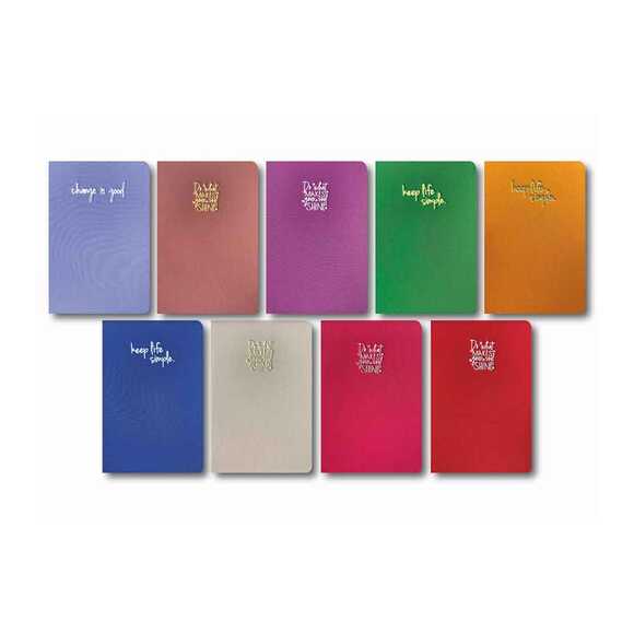 Liz 112 Yaprak 13x21cm Saten Suni Deri Cepli Defter Mts7128