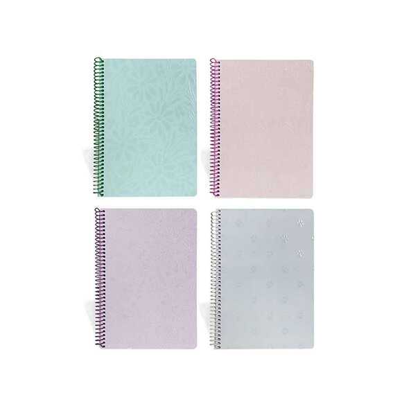Liz 120 Yaprak 17x24cm Laklı Bristol Kapak Defter Spr17L-Sq 