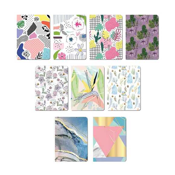 Liz 50 Yaprak Özel Baskılı Kuşe Kapak Tek Dikişli Defter Tda5I