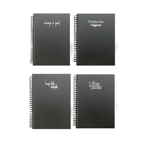 Lizy 100 Yaprak 17x24cm Spiralli Fantazi Sert Kapak Kareli Defter FSPRB5K