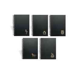 Lizy 100 Yaprak 17x24cm Spiralli Fantazi Sert Kapak Kareli Defter FSPRB5K - Thumbnail