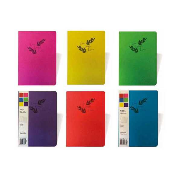 Lizy 40 Yaprak A5 Fantazi Karton Ivory Defter 3Lü Takım TD3