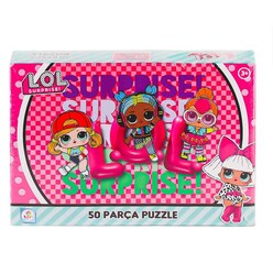 L.O.L. 50 Parça Çocuk Puzzle LOL0054 - Thumbnail