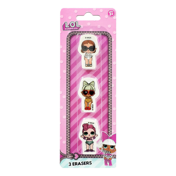 LOL Bebekler Silgi Seti 3’lü 2116