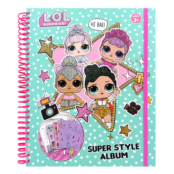 LOL Bebekler Super Style Tasarım Defteri 2040