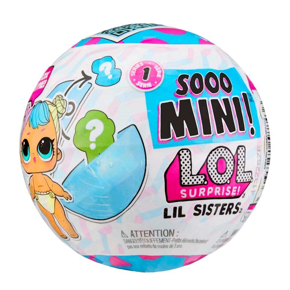 L.O.L. Surprise Sooo Mini ! Lil Sisters Sürpriz Bebekleri 590194-588436