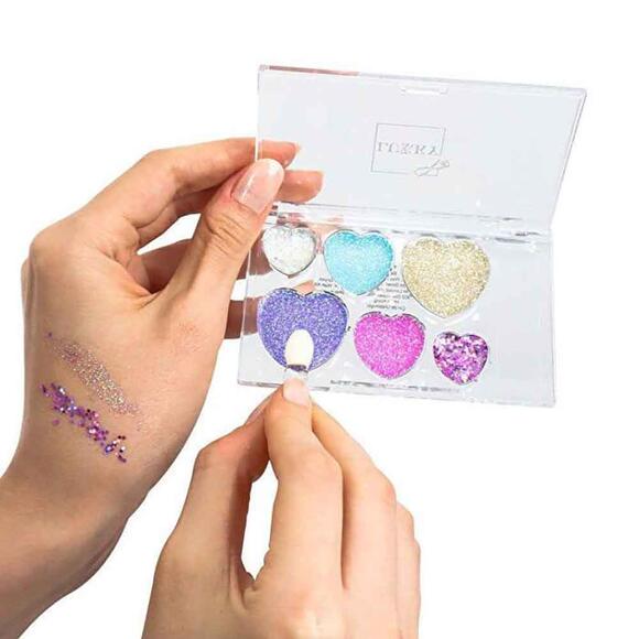 Lukky 6 Renkli Yıldız Şekilli Göz Farı Paleti Ve Fırçası AST18932