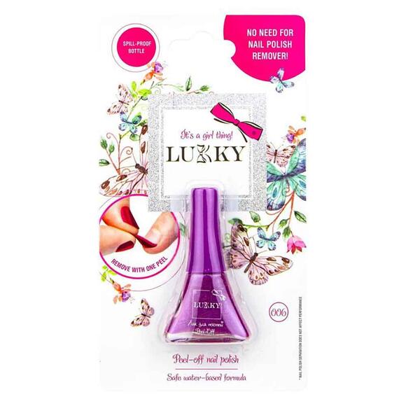 Lukky Soyulabilir Oje 006 Mor AST11180