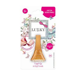 Lukky - Lukky Soyulabilir Oje 096 Işıltılı Metalik Altın AST11186