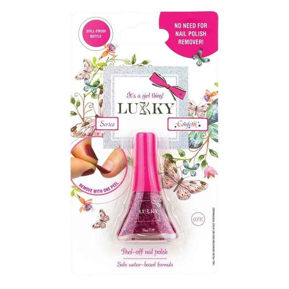 Lukky Soyulabilir Oje Konfeti Serisi 03K Simli Fuşya AST14130