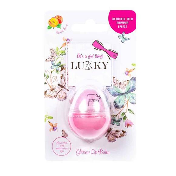 Lukky Tatlı Pembe Simli Dudak Balmı AST16139