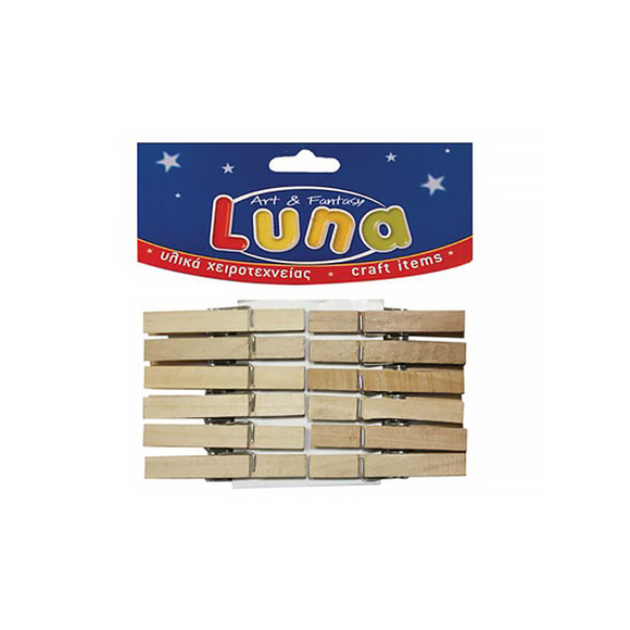 Luna Ahşap Mandal 48 mm 12 Adet LNA0620417