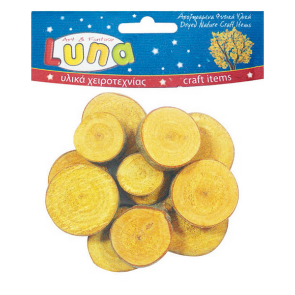 Luna Doğal Kuru Ahşap Dilimleri Kahverengi 40 gr LNA0620175