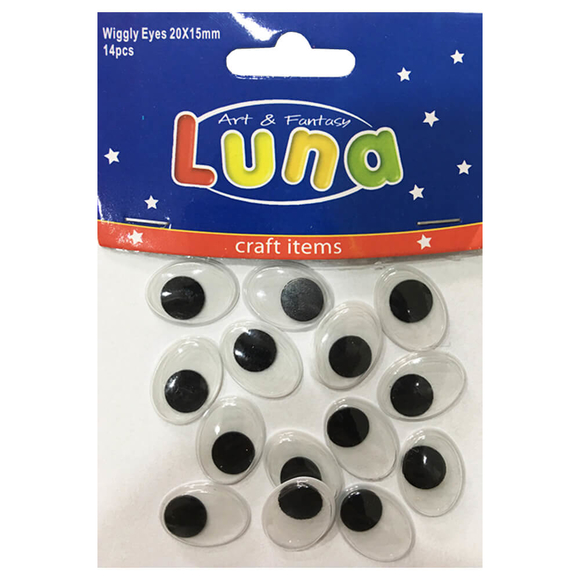 Luna Oynar Göz Oval 20x15 mm 14’lü LNA0601619