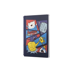 Mabbels - Mabbels Adventure Time Spiralli Defter Lacivert Dft-388500