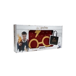 Mabbels Harry Potter Gözlük Bez Çanta Gabardin Bordo ÇAN-389217 - Thumbnail