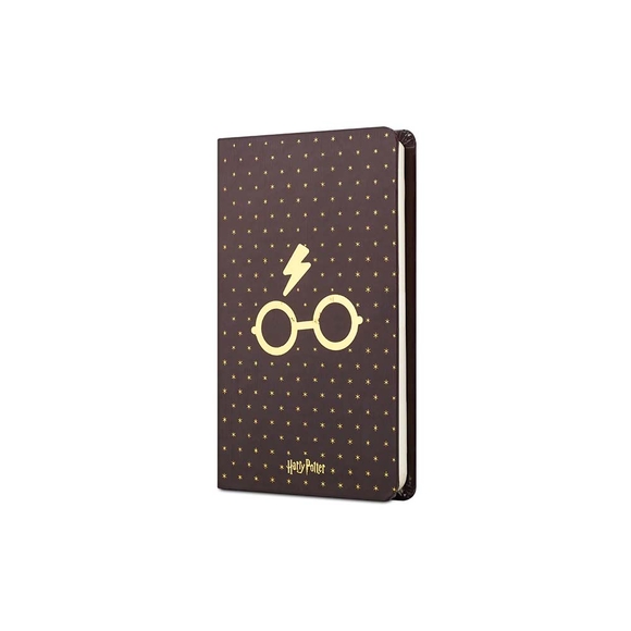 Mabbels Harry Potter Sert Kapak Lastikli Mini Defter Gözlük Bordo Dft-388272