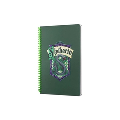 Mabbels Harry Potter Slytherin Spiralli Defter Yeşil Dft-388579 - Thumbnail