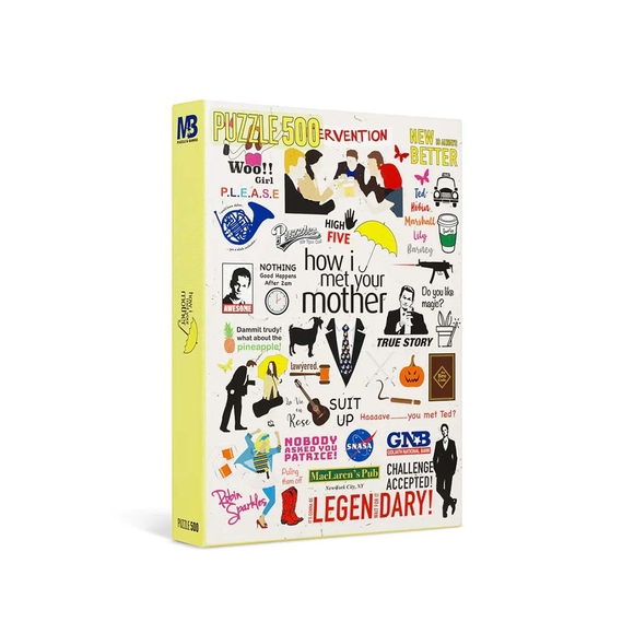 Mabbels How I Met Your Mother Puzzle 500 Parça