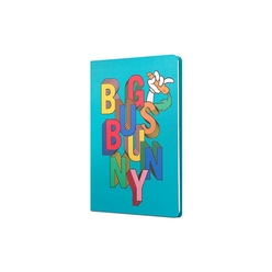 Mabbels - Mabbels Looney Tunes Bugs Bunny Sert Kapak Butik Defter Mavi Dft-388098