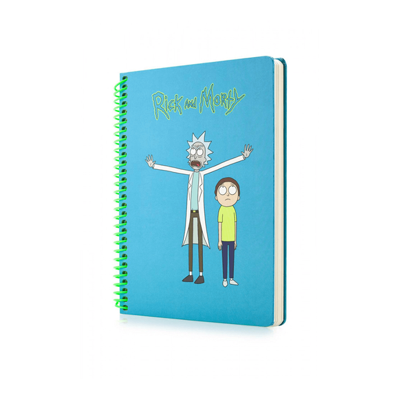 Mabbels Rick And Morty 1 24x17 cm Spiralli Defter 95 Yaprak
