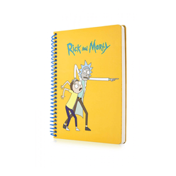 Mabbels Rick And Morty 2 24x17 cm Spiralli Defter 95 Yaprak - Thumbnail