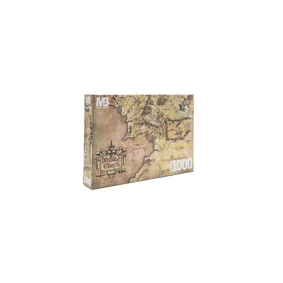 Mabbels The Lord of the Rings Middle Earth Map Puzzle 1000 Parça PZL-388722