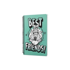 Mabbels - Mabbels Tom And Jerry Best Friends Spiralli Defter Yeşil Dft-388593
