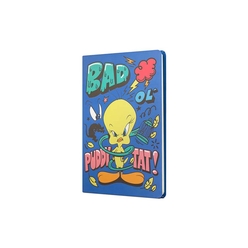 Mabbels - Mabbels Tweety Sert Kapak Butik Defter Bad Puddy Tat Mavi Dft-388128