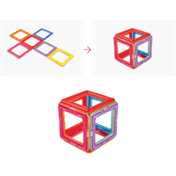 Magformers Square 6’lı Set 701001 - Thumbnail