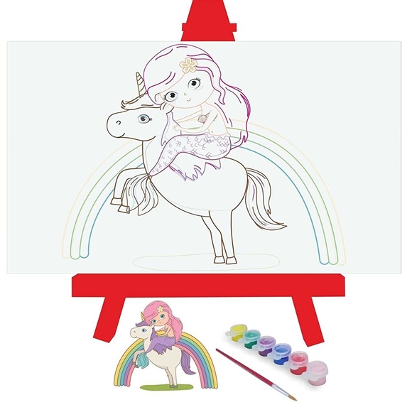 Magic Art 20x30cm Tuval Boyama Seti Unicorn