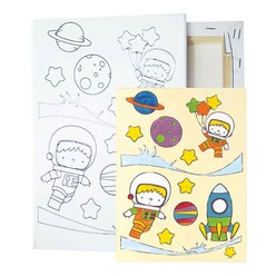 MagicArt - Magic Art Tuval Boyama Seti 20x30 Cm Astronot