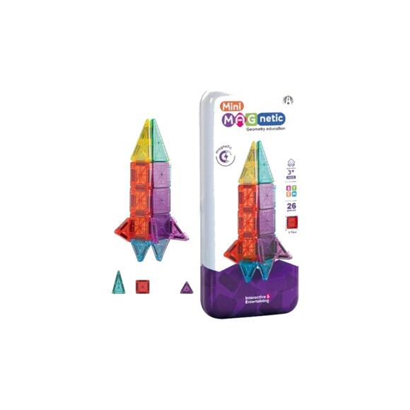 Magnetic Mini Puzzle Metal Kutu 26 Parça CH1471