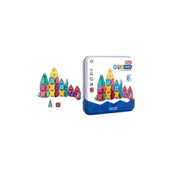 Magnetic Mini Puzzle Metal Kutu 34 Parça CH1474