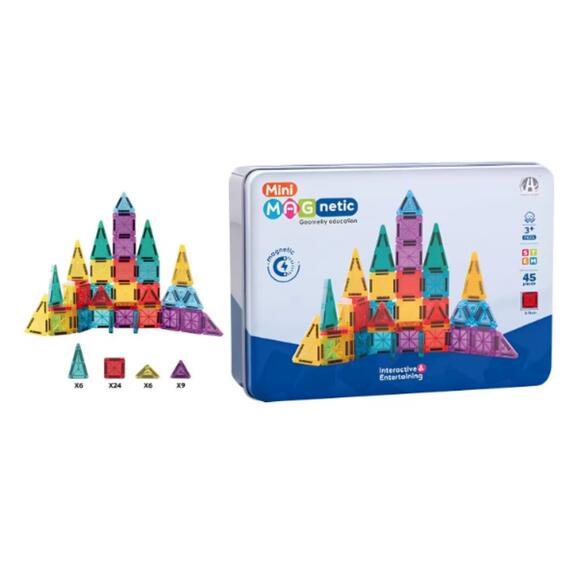 Magnetic Mini Puzzle Metal Kutu 45 Parça CH1476