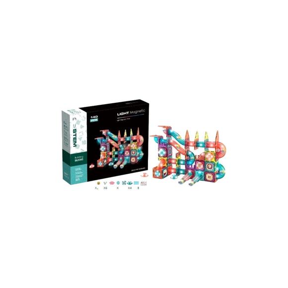 Magnetic Tiles Light Version 140 Parça CH1174 7542
