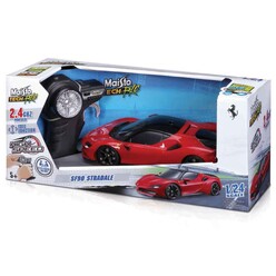 Maisto - Maisto Uzaktan Kumandalı 1:24 Premium R/C Ferrari Sf90 Stradale MAY/82334