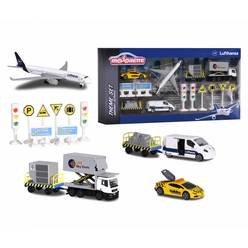 Majorette Big Airport Lufthansa Tema Seti 212057720 - Thumbnail