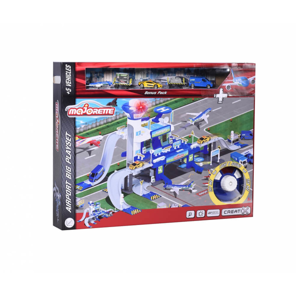 Majorette Creatix Airport Playset ve 5 Araç 212050018038