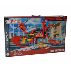 Majorette Creatix Rescue Station 1 Helikopter ve Araba 212050015 - Thumbnail