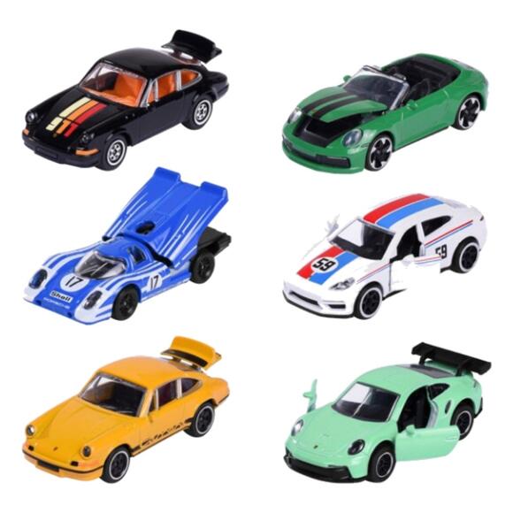 Majorette Porsche Premium Arabalar 6 Asorti 8502100002