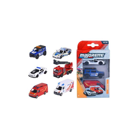Majorette Rescue Serisi Modelleri 3’lü Araç Setleri 8503004001038 