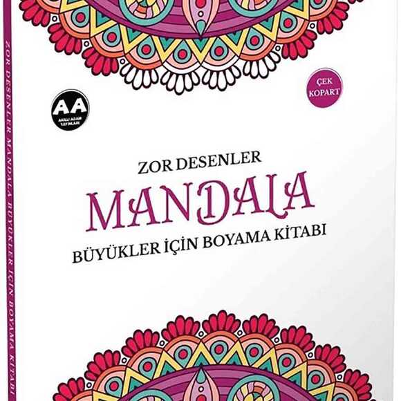 Mandala Büyükler İçin Zor Desenler