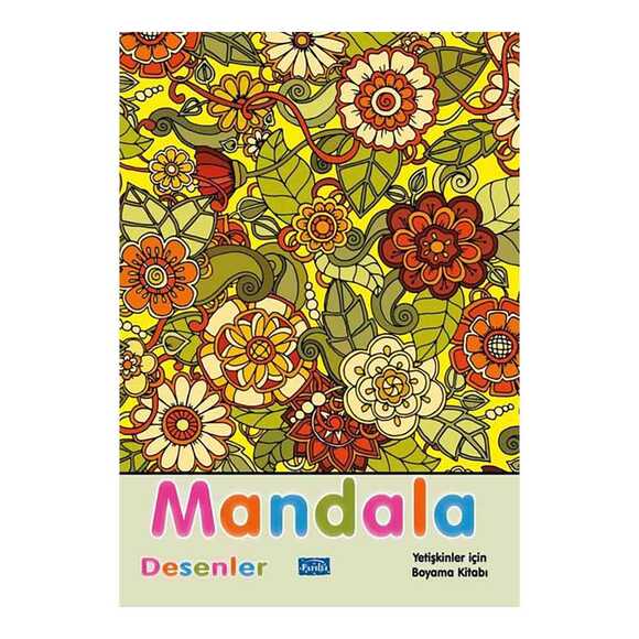 Mandala - Desenler - Yetişkinler İçin Boyama Kitabı