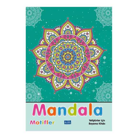 Mandala - Motifler - Yetişkinler İçin Boyama Kitabı