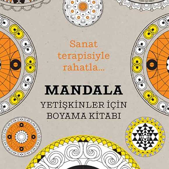 Mandala Yetişkinler İçin Boyama Kitabı