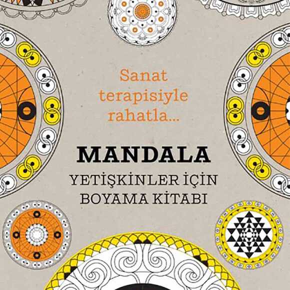 Mandala Yetişkinler İçin Boyama Kitabı