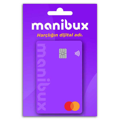 Manibux Harçlık Kartı Temassız - Mor - Thumbnail