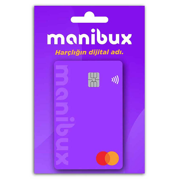 Manibux Harçlık Kartı Temassız - Mor