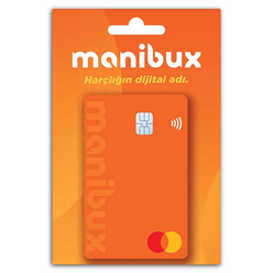 Manibux Harçlık Kartı Temassız - Turuncu - Thumbnail